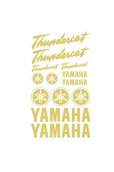 Oracal Set 13 Stickere Yamaha, Thundercat, auriu