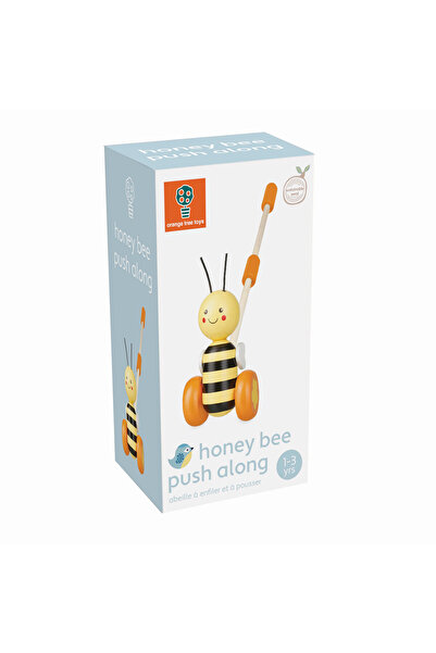 Orange Tree Toys Jucarie de impins albinuta, Orange Tree Toys, super rezistent