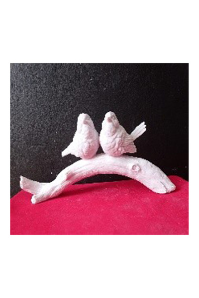 DECO DEKORATIF Deco Birds Decoration - White