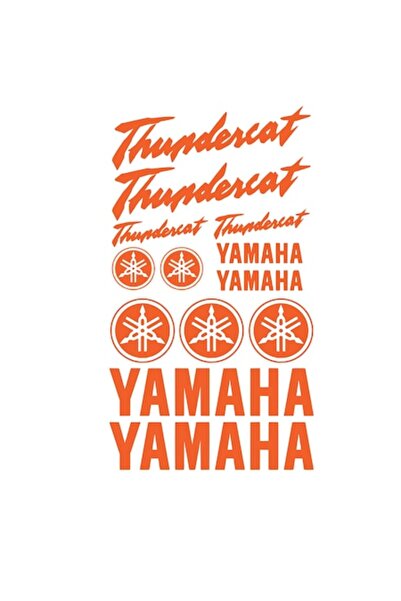 Oracal Set 13 Stickere Yamaha, Thundercat, portocaliu