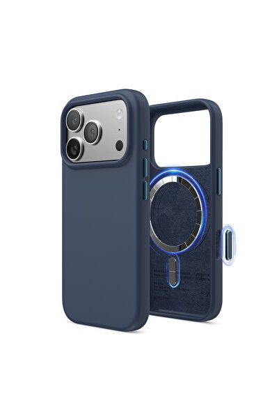 Elago iPhone 17 Pro 6.3 Manyetik Silikon Kılıf – MagSafe Uyumlu Premium Yumuş...