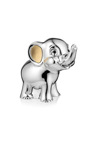 Moda Argenti Decorative Elephant Figurine 'Elefante Salvadanio Oro' 13x12 cm
