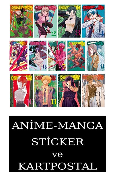 Gerekli Şeyler Yayıncılık Chainsaw Man 1-2-3-4-5-6-7-8-9-10-11-12-13 Manga Se...