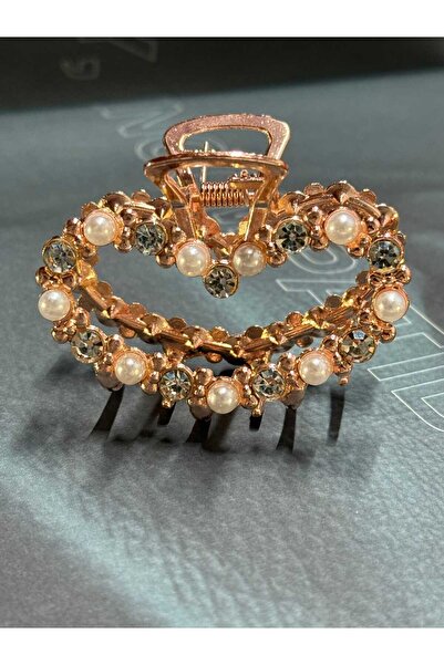 JHTshop Elegant Design Gold-Colored Hairpin Decorated with Sparkling Stones a...