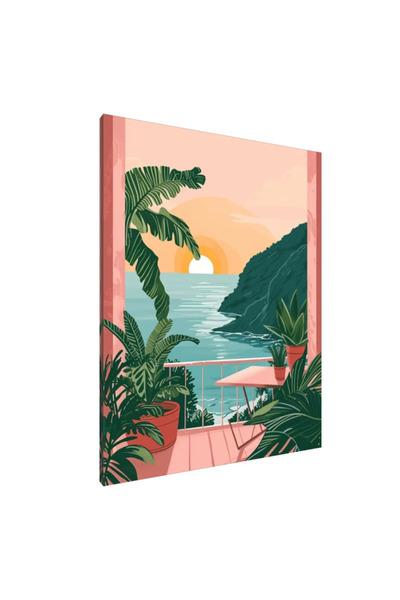 PozaTablou Pictură pe pânză: Calm tropical (1) 70x90 cm