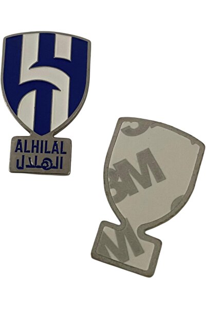 Generic 3M Metal Adhesive Sticker - Durable Scratch-Resistant - Al Hilal - 5 Pieces