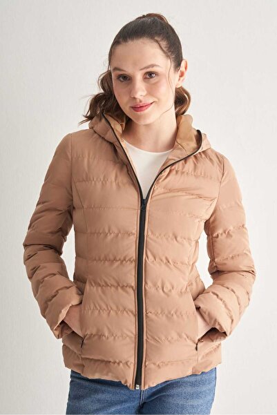 UTOPIAN Kapüşonlu Kısa Mont