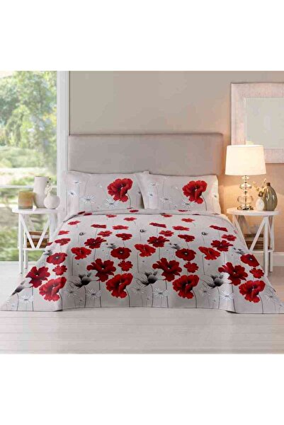 Dormisete DHome Renforce Bedding Set 240x260 + Duvet Cover 200x220 + 2 Pillowcases 50x70 (Poppy Field)
