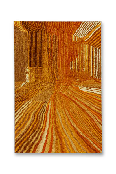 Rugs Modern Halı MOSSO Μπλε Μωβ Αποχρώσεις Έθνικ Λουλούδια με Σχέδια Υφαντή Β...