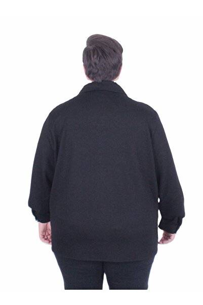 MocGrande Men's Plus Size Long Sleeve Shirt 25727 Black