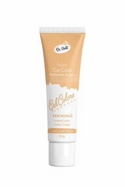 Top Ingrediente Χρωστική τροφίμων σε μορφή τζελ - Συμπυκνωμένη - Ιβουάρ - 50 γραμμάρια - Dr Gusto