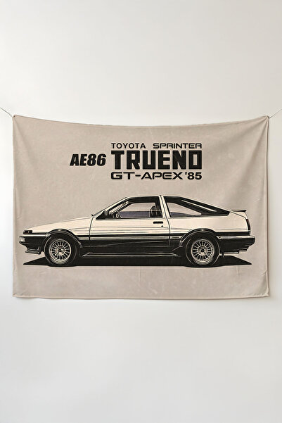 RUGRUMBA Tapiserie pentru gamer – tematică auto, țesătură de calitate, tapiserie de perete