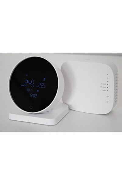 AIM TO POWER Termostat inteligent de cameră, Wi-Fi, Tuya/Smart Life, Alexa și Google Home, alb