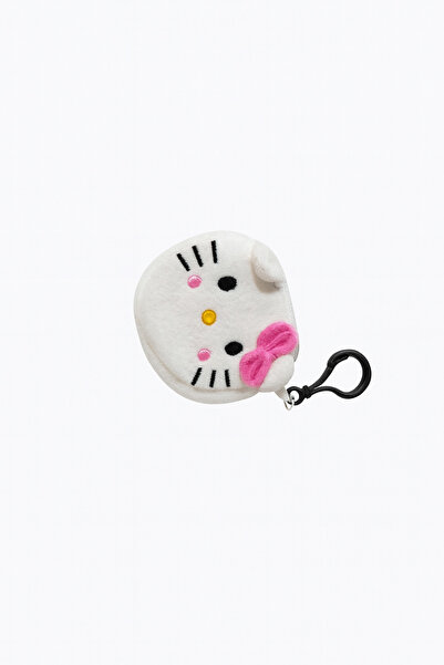 facnspt Hello Kitty Themed Plush Mini Wallet & Keychain – Cute Accessory with Zipper