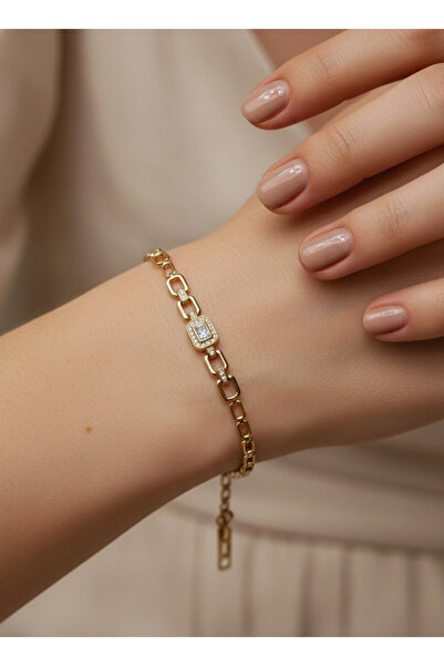 XUPING JEWELRY XUPING 14K GOLD BAGET BİLEKLİK