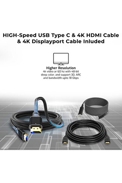 Dell Waves-Digital WD19S Docking Station Dual Monitor Bundle - 180W