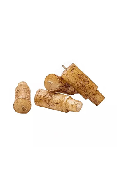 Gonga Set 4x Lumanari sub forma de dopuri de vin, Gonga® Bej