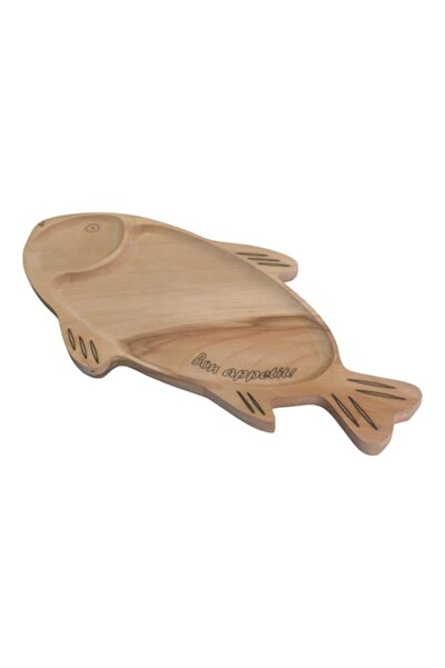 ArtKer Wooden fish-shaped platter, ArtKer, 49x24cm