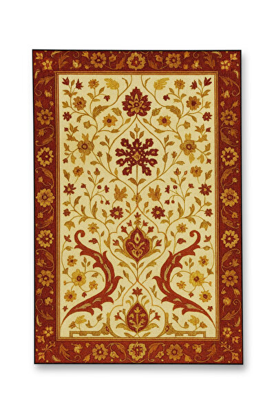 Rugs Modern Halı MOSSO Μπλε Μωβ Αποχρώσεις Έθνικ Λουλούδια με Σχέδιο Υφαντή Β...