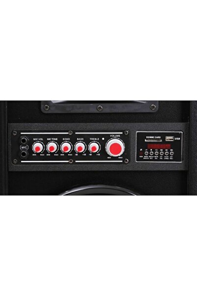 SokShop TEMEISHENG Professional Active Speaker System - Bluetooth, USB, SD Card, Radio, Microphone (Gift)