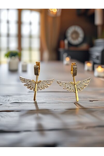 Bo Takı ve Aksesuar أقراط مرصعة بأحجار الزركون