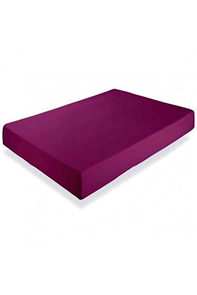 Dormisete Fitted elastic sheet Ranforce cotton, DHome 180x200+30 cm Fuchsia