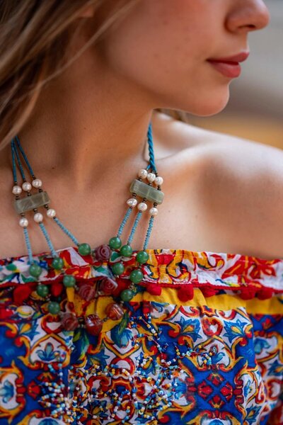 Miss Boheme Olive Garden Necklace