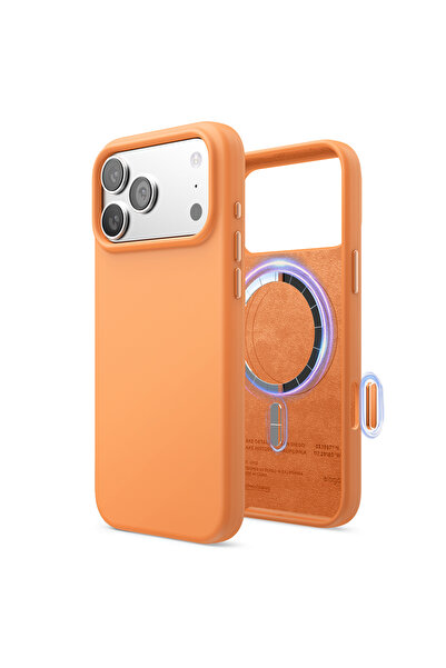 Elago iPhone 17 Pro Max uyumlu 6.9 Manyetik Silikon Kılıf– MagSafe Uyumlu Pre...