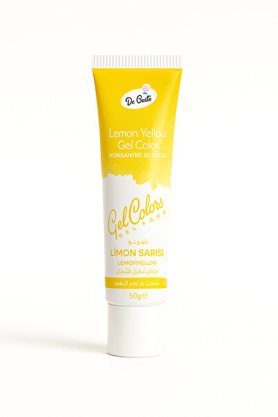 Top Ingrediente Colorant Alimentar Gel – Concentrat - Galben Lemon - 50 Grame...