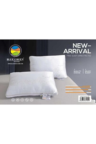 bluegreen Blue Green Victoria Embroidered Medical Pillow