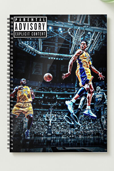 BLACKONECLASS BASKETBALL A5 Metal Spiralli Çizgisiz Sert KapakBASKETBALL Defter