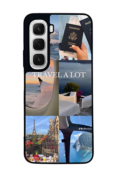 BGAKSESUAR Infinix Hot 60 İ Matte Compatible Black Case – Soft Silicone, Protective, Shock-Absorbing Cover