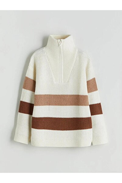 LC Waikiki guler ridicat Pulover tricot pentru băieți (W5)