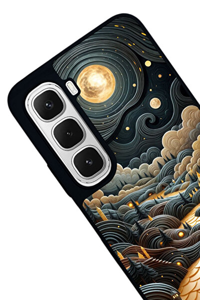 BGAKSESUAR Infinix Hot 60 İ Matte Compatible Black Case – Soft Silicone, Protective, Shock-Absorbing Cover