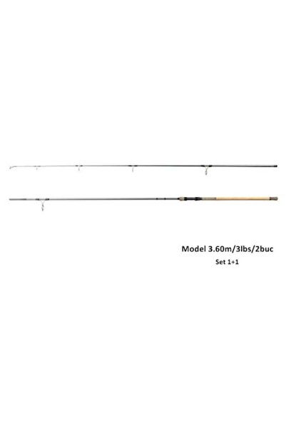 DELPHİN Lansete de pescuit Torks din plută 3,60 m 1,3 kg, set de 2