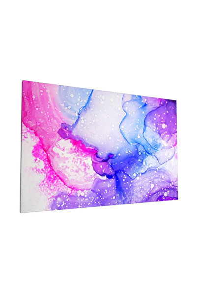 PozaTablou Pictură pe pânză: Abstract în nuanțe de roz și albastru 120x80 cm