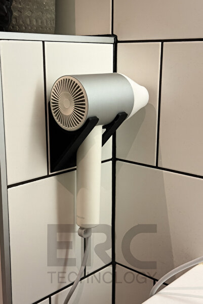 ERCTECH H500 Saç Kurutma Makinesi Tutucu | Banyo Duvar Askısı | Şık ve Sağlam...