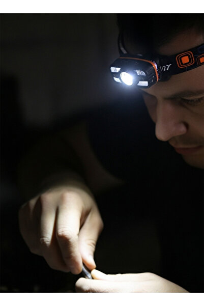 Generic Rechargeable LED Headlamp with Motion Sensor – 6 Lighting Modes