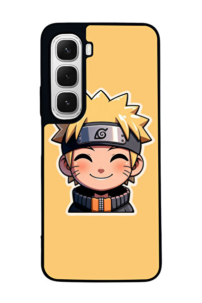 BGAKSESUAR حافظة سوداء متوافقة مع هاتف Infinix Hot 60 - سيليكون ناعم، واقي، غ...