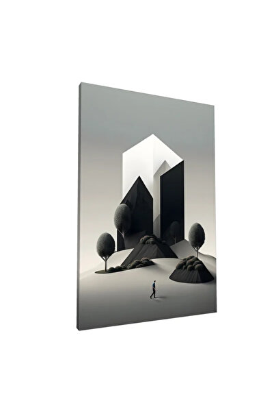 PozaTablou Pictură pe pânză: Arhitectură geometrică abstractă 70x100 cm