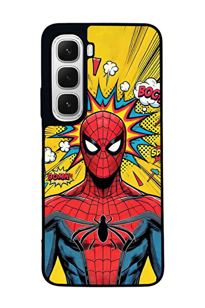 BGAKSESUAR حافظة سوداء متوافقة مع هاتف Infinix Hot 60 - سيليكون ناعم، واقي، غ...