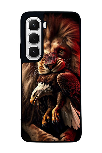 BGAKSESUAR Infinix Hot 60 Mat Uyumlu Siyah Kılıf – Yumuşak Silikon, Koruyucu,...