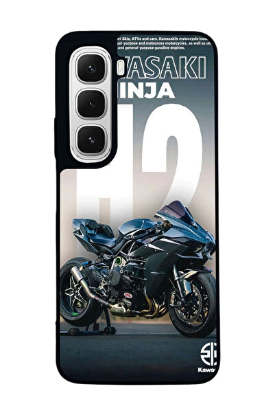 BGAKSESUAR حافظة سوداء متوافقة مع هاتف Infinix Hot 60 - سيليكون ناعم، واقي، غ...