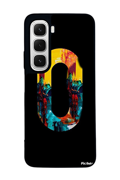 BGAKSESUAR حافظة سوداء متوافقة مع هاتف Infinix Hot 60 - سيليكون ناعم، واقي، غطاء ممتص للصدمات