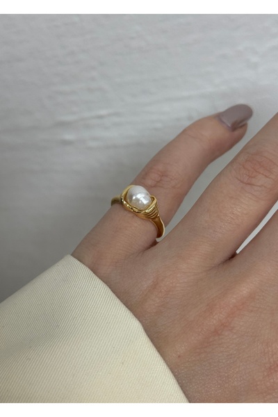 KİLİGİSTANBUL Pearl Ring, Adjustable