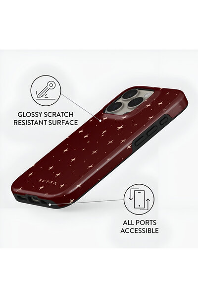 HYPERSOFT iPhone 17 Pro (6.7 Inch) Compatible Patterned Burga Series Double Layer Premium Case