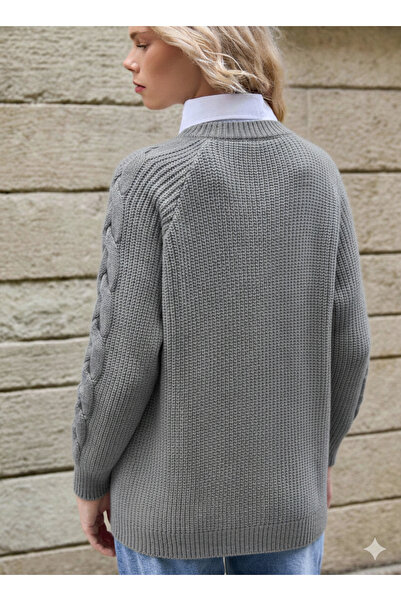 ikomteks Shirt Collar Knitwear Sweater