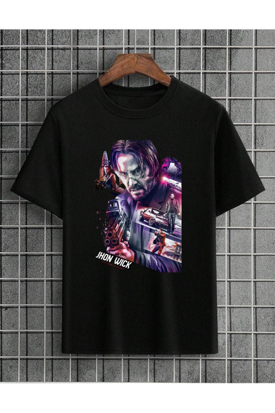 lovver Jhon Wick Custom Concept Designed Cotton Premium Printed T-Shirt