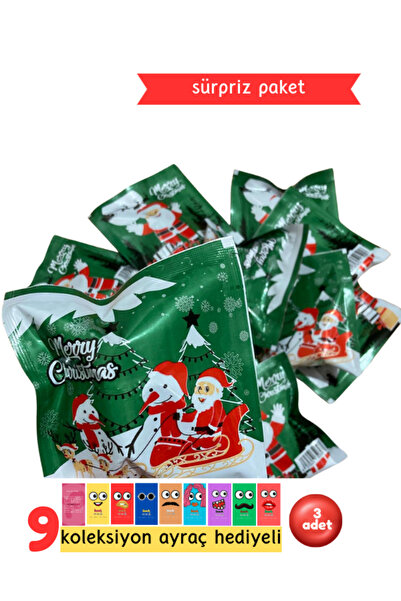 Pembe Pasaj Yılbaşı Sürpriz Paketi - Mini Yılbaşı Figürleri - Yeni Yıl Blind Box