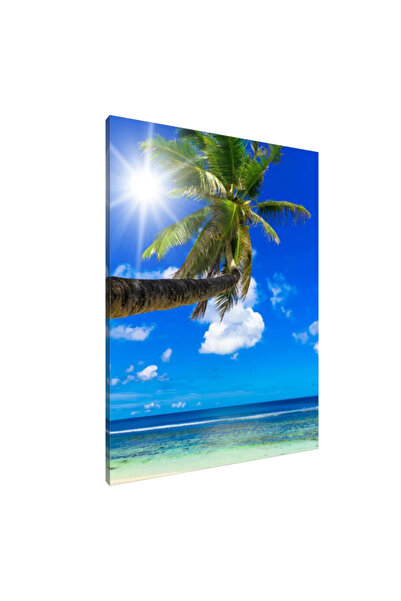 PozaTablou Pictură pe pânză: Bucurie tropicală (1) 60x90 cm